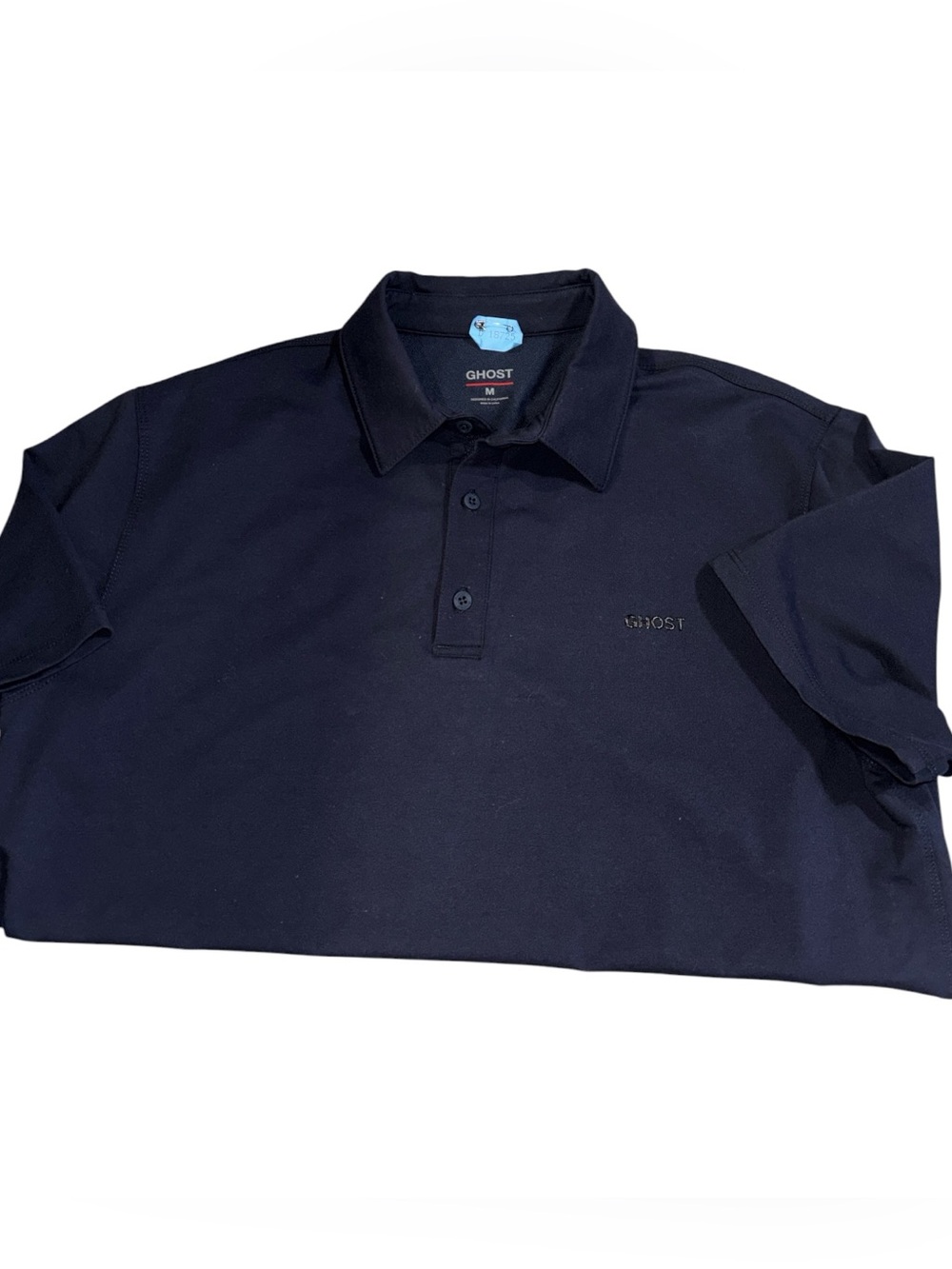 GHOST Men's Navy Blue Polo Shirt Size M